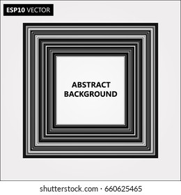 Lines in square Form . Vector Illustration .Technology Logo . Design element