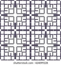 lines squares optical illusion seamless pattern vector illustration