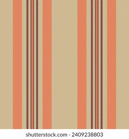 Stripte Vektorgrafik von nahtlosen Textilien mit einem Muster vertikalen Texturhintergrund in Orange und hellen Farben.