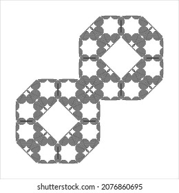 Patrón de motivos de franjas de líneas. Decoración de interiores, exteriores, alfombras, textiles, prendas de vestir, tela, seda, mosaico, plástico, papel, envuelto, tapicería, almohada, sofás, fondo, etc. Vector 
