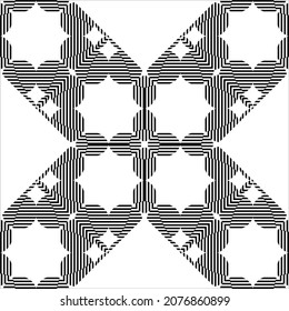Patrón de motivos de franjas de líneas. Decoración de interiores, exteriores, alfombras, textiles, prendas de vestir, tela, seda, mosaico, plástico, papel, envuelto, tapicería, almohada, sofás, fondo, etc. Vector 
