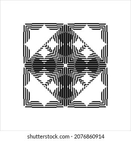 Lines Stripes Motifs Pattern. Decoration for Interior, Exterior, Carpet, Textile, Garment, Cloth, Silk, Tile, Plastic, Paper, Wrapping, Wallpaper, Pillow, Sofa, Background, Ect. Vector 
