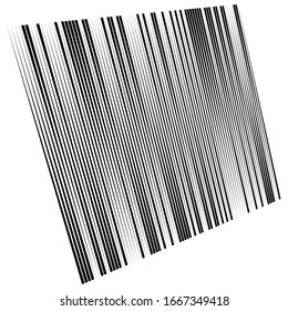 lines, stripes pattern element. vertical straight, parallel streaks, strips. irregular halftone lines in square arrangement. abstract geometric pattern
