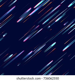 Lines, Stripes Seamless Hi Tech Pattern Design. Holiday, Cover, Ad, Fashion Background Texture. Fabric Ornament. Speed Lines, Strokes Seamless Pattern