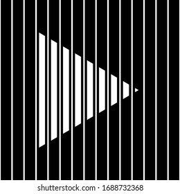 Lines, stripes, strokes, triangles seamless pattern. Modern ornate. Striped image. Lined background. Linear ornament. Abstract wallpaper. Stripe forms. Line shapes. Stripy digital paper. Vector art