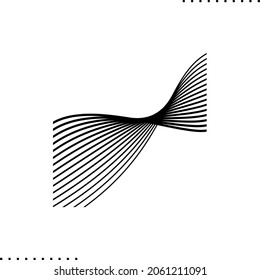 lines surface vector illustration in outlines