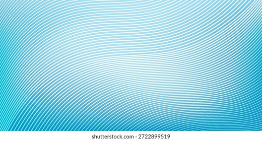 Fondo abstracto texturizado de líneas con un gradiente suave en transición del arte abstracto moderno azul celeste