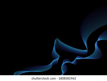 The lines that are blue waves