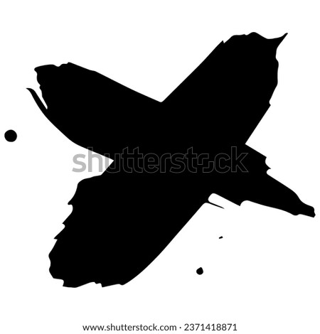 lines that are drawn spontaneously and cross