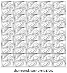 Die Linien, die eine Illusion bilden, eignen sich sehr gut für den Einsatz als Motive