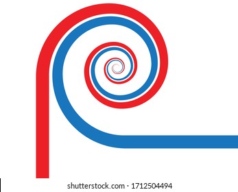 Lines in twirl Form . Spiral Vector Illustration .Technology round Logo . Design element . Abstract Geometric shape .