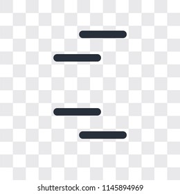 Lines vector icon isolated on transparent background, Lines logo concept