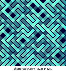 Lines Vector seamless pattern. Geometric striped ornament. Monochrome linear background