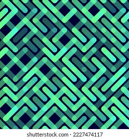 Lines Vector seamless pattern. Geometric striped ornament. Monochrome linear background