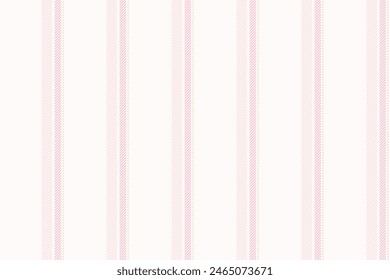Lines vector textile of background texture vertical with a seamless stripe pattern fabric in white and misty rose colors.