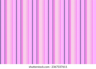 Lines vertical background of fabric stripe vector with a texture seamless textile pattern in purple and papaya whip colors.