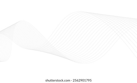 Lines wave abstract business background