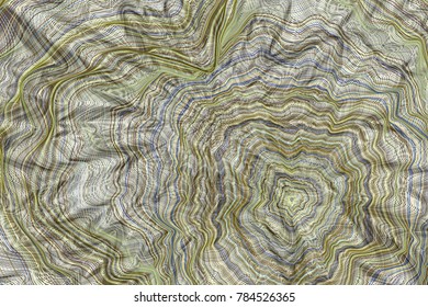 Lines wave abstract messy background pattern. Vector artworks.