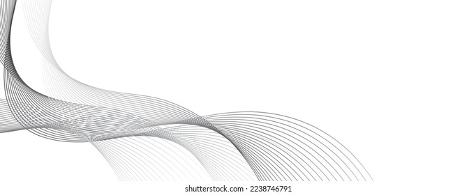 lines wave abstract stripe design. Curvy White Surfaces. Modern Abstract Background. Digital frequency track equalizer. Stylized line art background