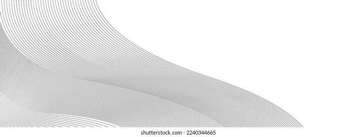 lines wave abstract stripe design. Curvy White Surfaces. Modern Abstract Background. Digital frequency track equalizer. Stylized line art background