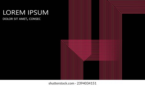 lines wave abstract stripe design. Curvy White Surfaces. Modern Abstract Background. Digital frequency track equalizer. Stylized line art background. Vector digital art banner