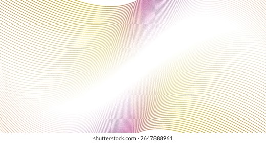 design de faixa abstrata de onda de linhas. Superfícies Brancas Curvas. Fundo abstrato moderno. Equalizador de faixa de frequência digital. Plano de fundo da arte em linha estilizada