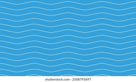 lines, wave, pattern, wave pattern, vector, Illustration, background, blue, sea, 4K, wallpaper.