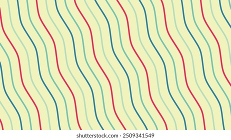 lines, wave, pattern, wave pattern, vector, Illustration, background, colorful, 4K, wallpaper.