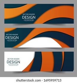 Lineas olas en colores negros anaranjados.Textura geométrica abstracta. Fondo del cartel vectorial .Eps10 Fondo abstracto de oscurecimiento. Plantilla web de banners corporativos abstractos, publicidad horizontal.