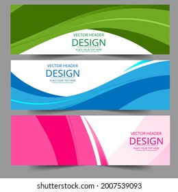 Löst Wellen in rosafarbenen, grünen blauen Farben. Abstrakte geometrische Struktur. Vektorbanner-Hintergrund .Eps10 Abstrakter, schwarzer Hintergrund. Abstrakte Webbanner für Unternehmen, horizontale Werbung