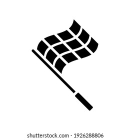 linesman referee flag soccer icon design vector template