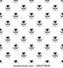 Lingerie beautiful pattern vector seamless repeat for any web design