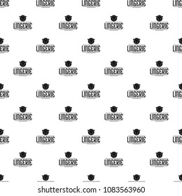 Lingerie design pattern vector seamless repeat for any web design