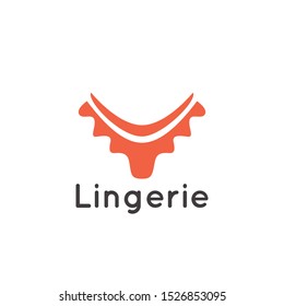 Lingerie lady Logo Vector Template