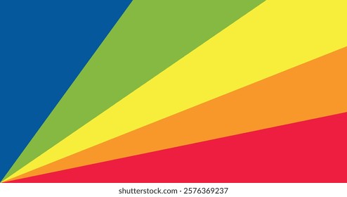 Lingua Franca Nova Rainbow Flag (LGBTQ) High Quality Illustration