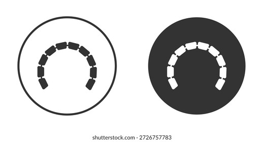 Chaves linguais ícone silhueta forma gráfico simples símbolos clipart