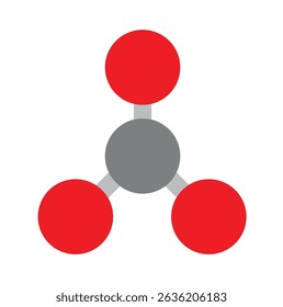 molekül linie symbol vector symbol