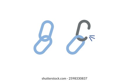 link and broken link icon