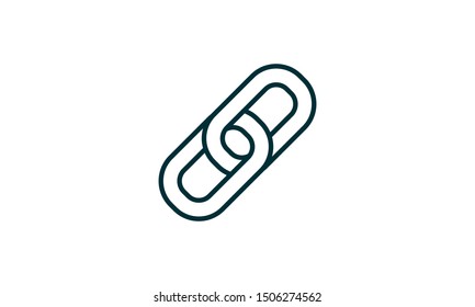 Link building icon. Simple element illustration. Link building concept symbol design. Can be used for web and mobile.
