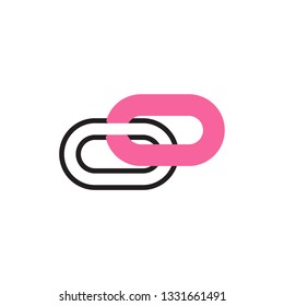 link building icon vectorwith modern style