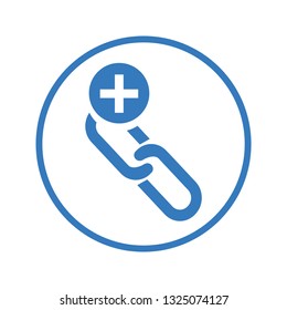 Link Building Icon/Add web Link/Add Chain