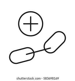Link Building line icon