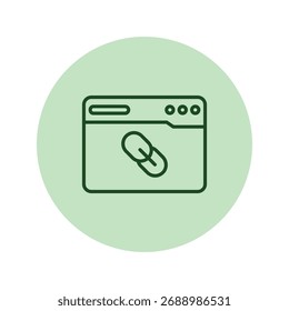 Link Building pentaglow, vetor, pixel perfect, arquivo ilustrador 