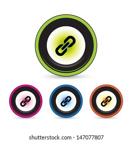 Link button icon for use
