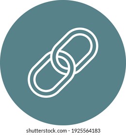 Link, chain, anchor icon vector image. Can also be used for customer support and UI. Suitable for use on web apps, mobile apps and print media.