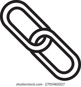 Enlace, Cadena, Conexión Icono de contorno