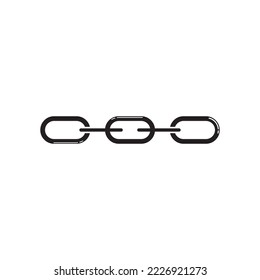 link chain flat icon illustration vector