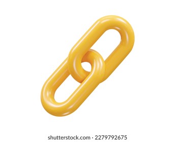 Link Chain Symbol 3d Rendering Vektorgrafik