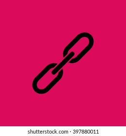 Link Or Chain Icon. Eps-10.