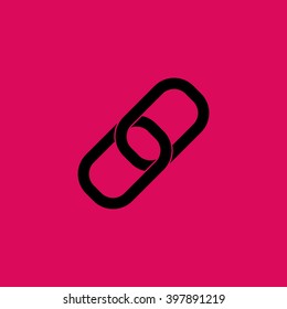 Link Or Chain Icon. Eps-10.